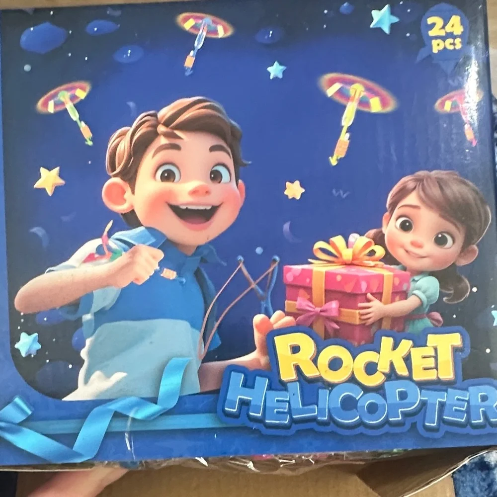Rocket Helicopter Toy Set - 24 piece